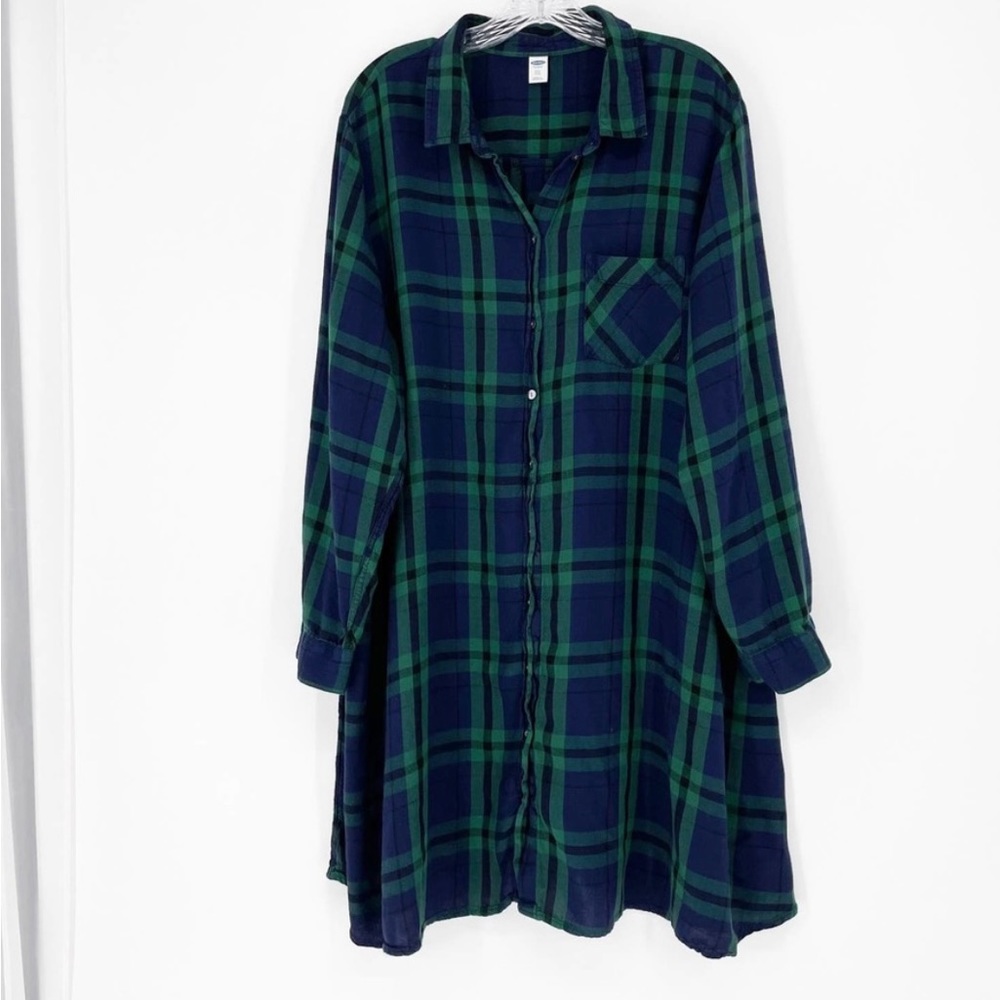 Old Navy Plaid Shirt Dress